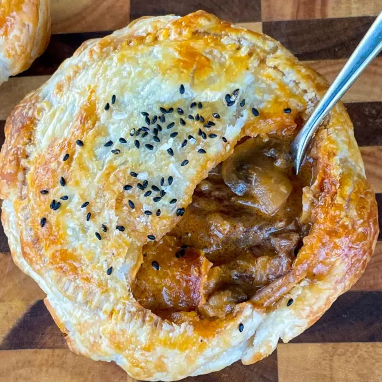 Slow Cooked Beef Stroganoff Pot Pies Recipe