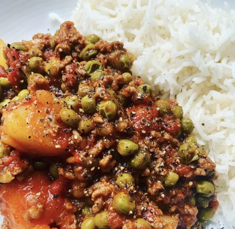 Beef Mince & Pea Stew Recipe