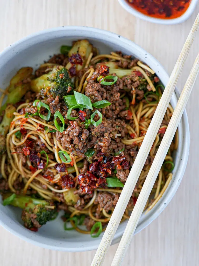 Caramelised Sticky Beef Noodles