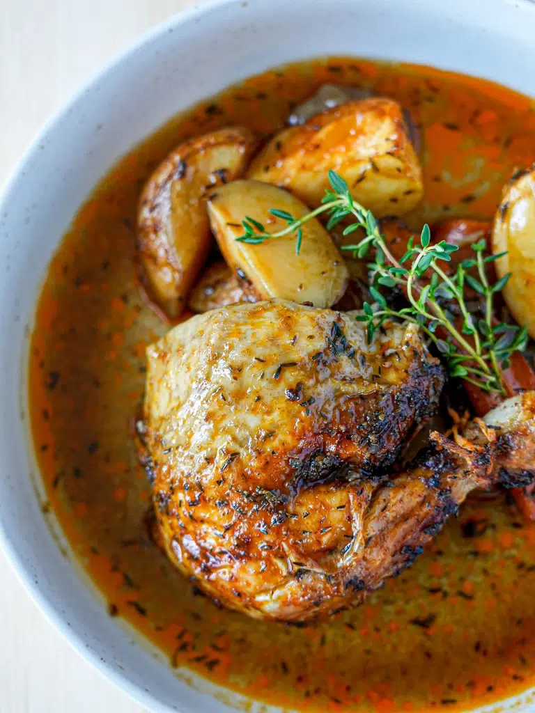 Easy One-pan Roast Chicken & Vegetables