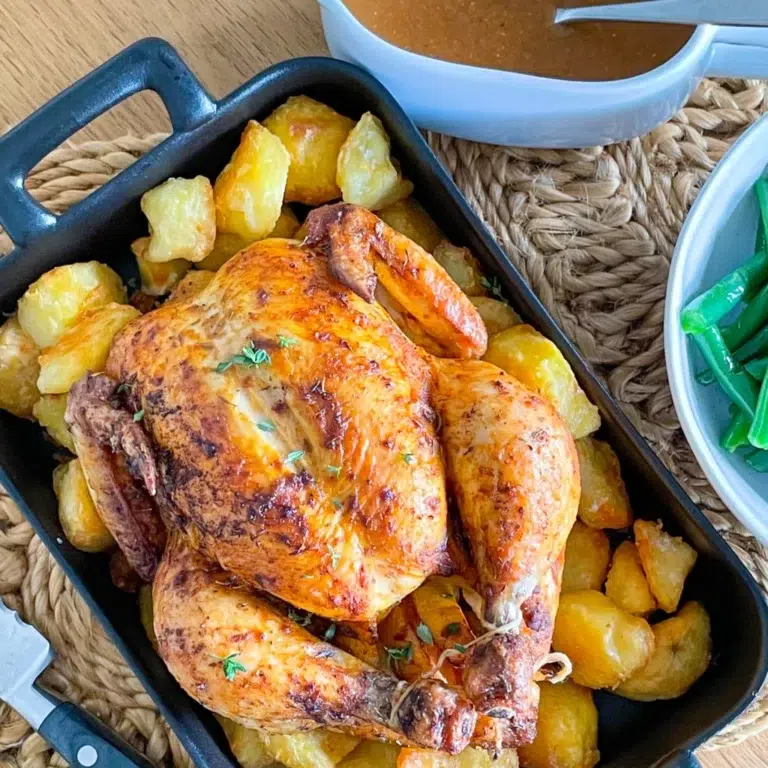 Roasted Chicken with Gravy Recipe