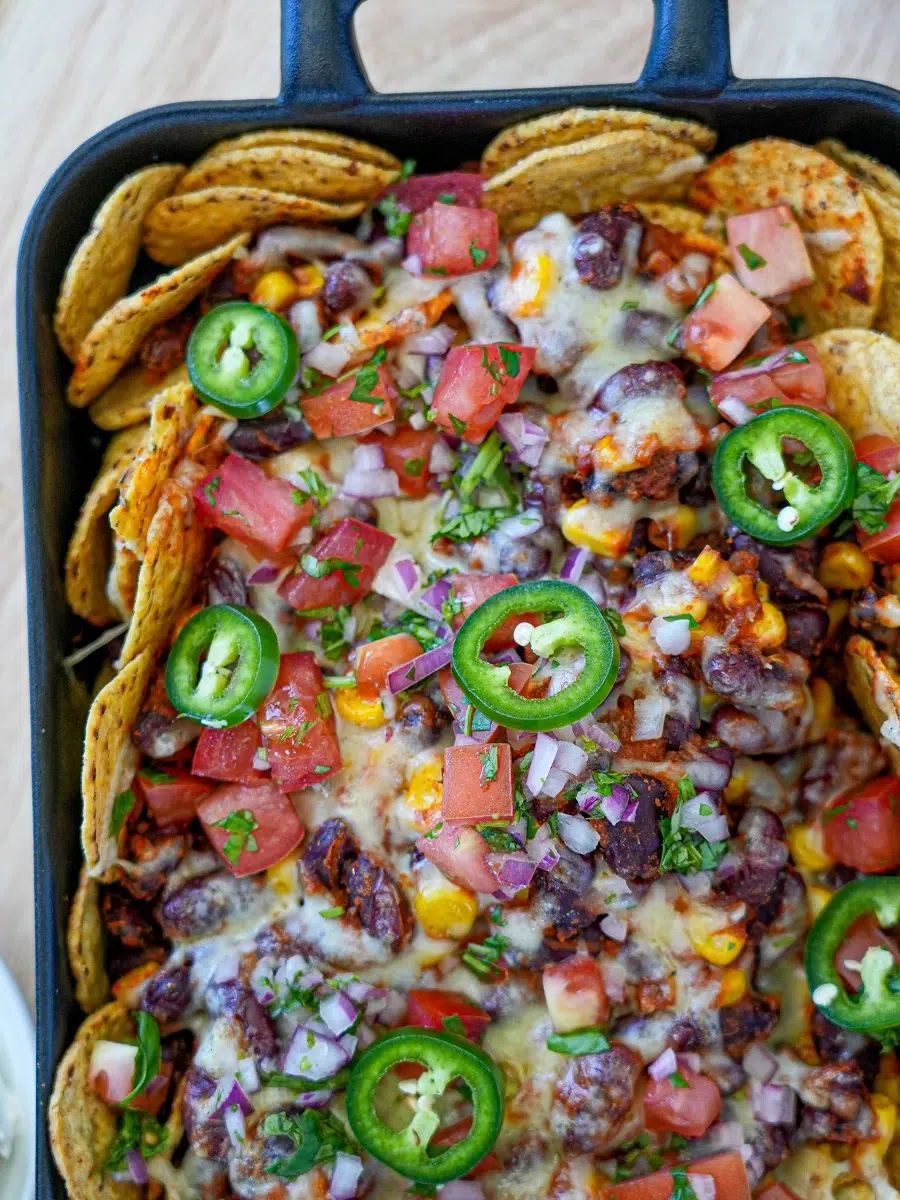 Loaded Veggie Nachos