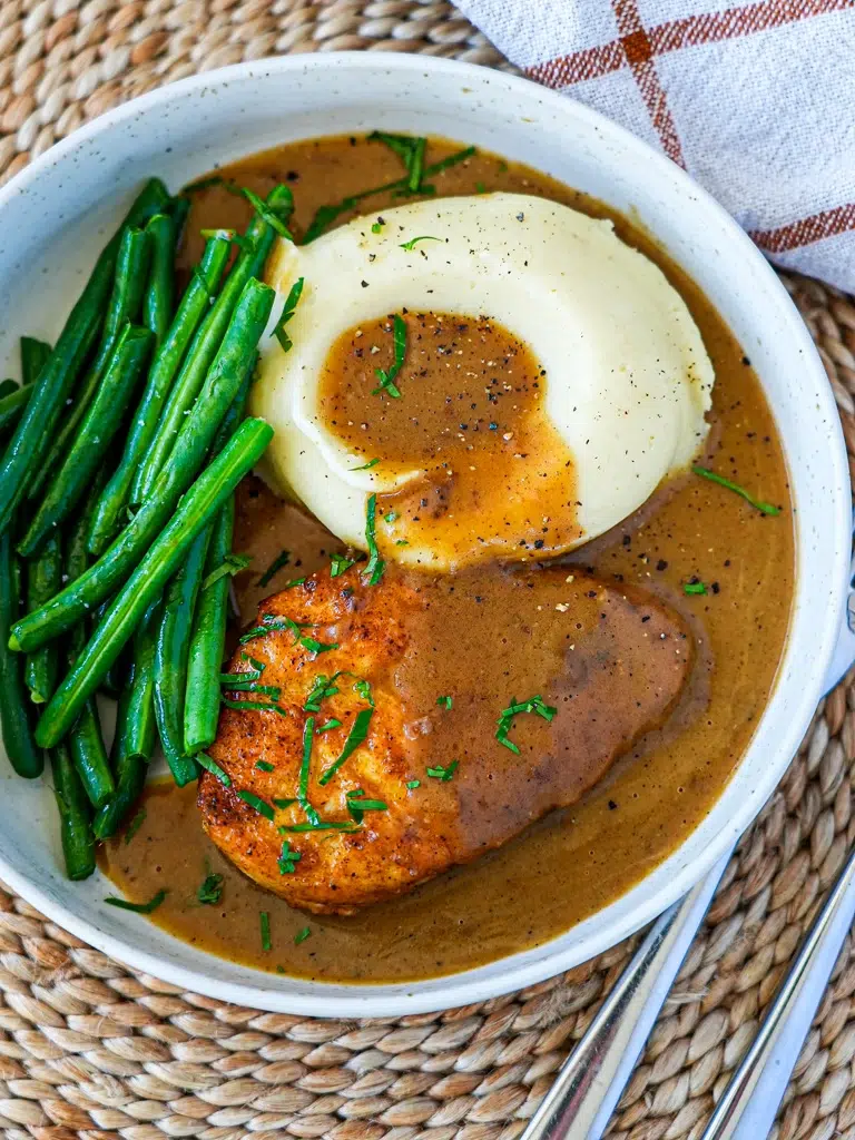 Chicken with Homemade Gravy