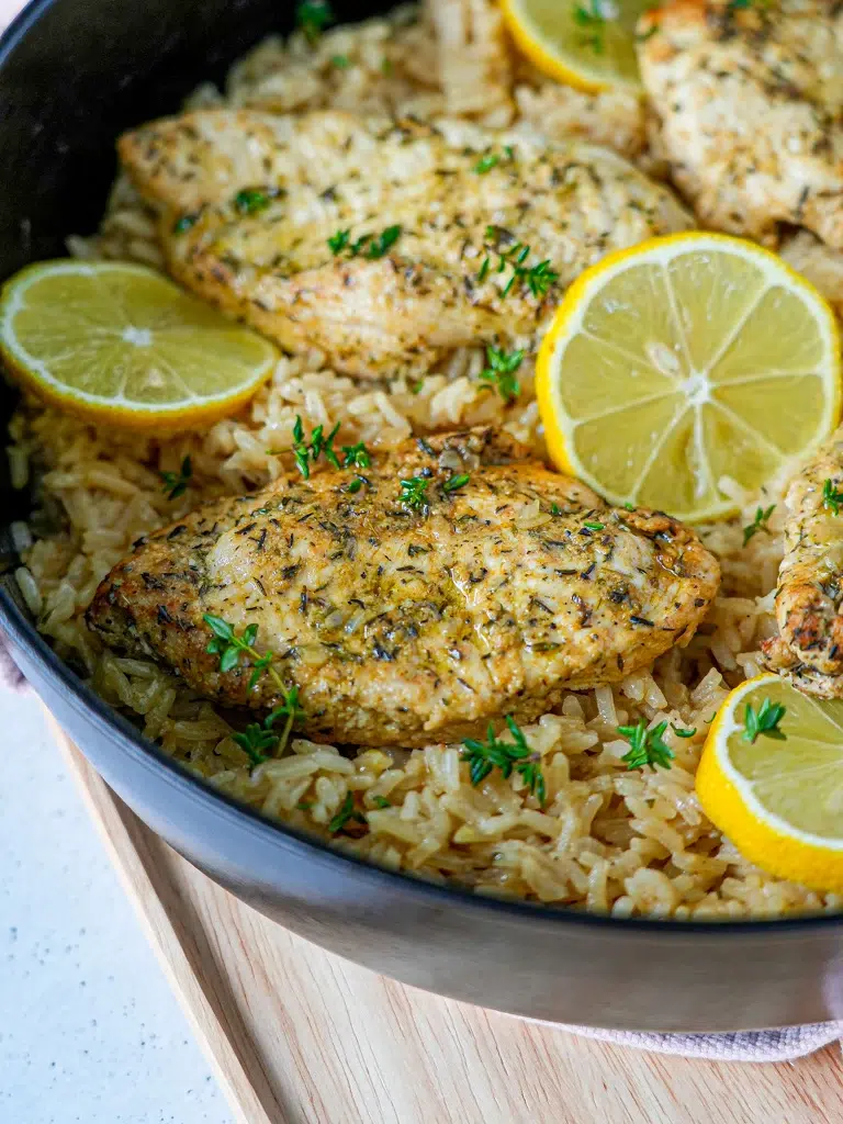 One-pan Lemon Herb Chicken Rice