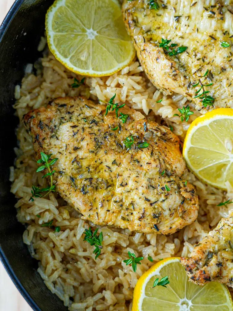 One-pan Lemon Herb Chicken Rice