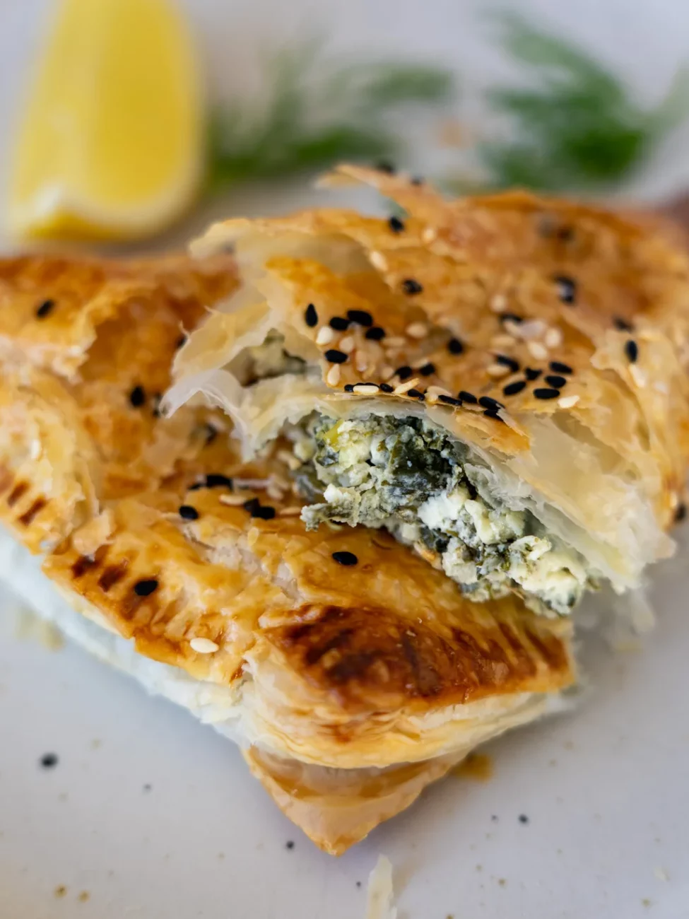 Spinach and Cheese Triangles