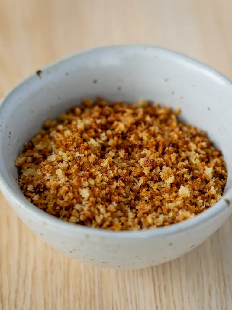 Closeup Crispy Breadcrumbs