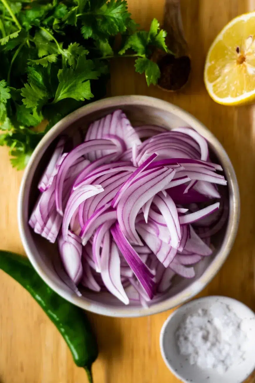 Indian Onion Salad Recipe Ingredients