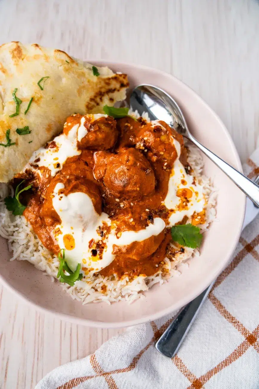 Butter Chicken Meatball Recipe